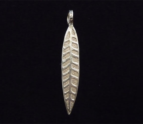 Dancing Circles - Long Leaf Pendant